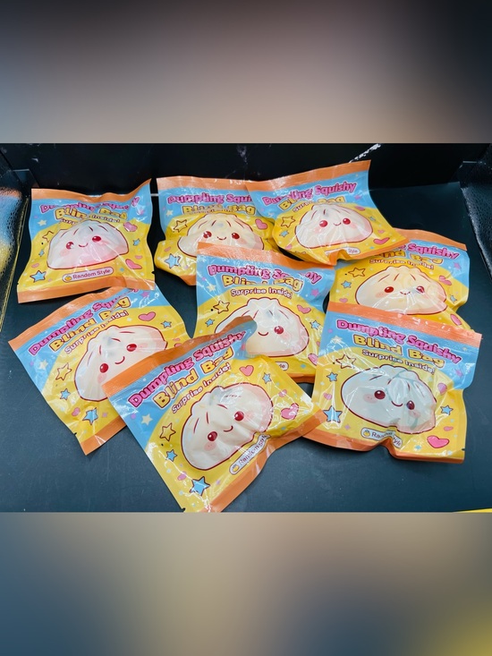 Other - Dumpling Squishy Blind Bag Kids Toy - Surprise Sealed Bag! 7Pc Bundle for best $